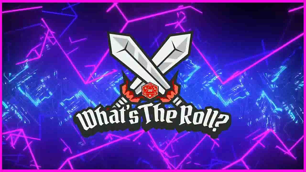 "What's the Roll" undert two crossed cartoon swords